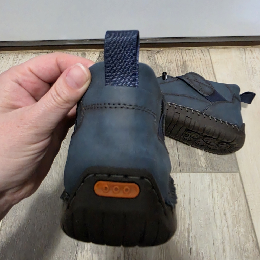 Navy Casual Lace-Up Sneakers - Picture 6 of 8
